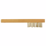 BROSSE MANCHE BOIS BOUGIE - LAITON ROND  - TIVOLY - brossage - Référence: XT202510008 - Vue 2 - Outil professionnel