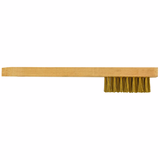 BROSSE MANCHE BOIS BOUGIE - LAITON ONDULE  - TIVOLY - brossage - Référence: XT202510009 - Vue 2 - Outil professionnel