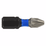 Embout de vissage -Torsion IMPACT Lg 25 -Pour vis Pozidriv TECHNIC (Blister) - TIVOLY - vissage & serrage - Référence: 1152322 - Vue 1 - Outil professionnel