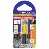 Embout de vissage -Torsion IMPACT Lg 50 -Pour vis Phillips (Blister) N°: 1-2-3 / L: 50 - TIVOLY - vissage & serrage - Référence: 11523820001 - Vue 2 - Outil professionnel