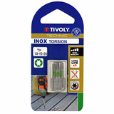 Embout de vissage -Torsion INOX -Pour vis Torx (Blister) N°: N10-15-20 / L: 25 - TIVOLY - vissage & serrage - Référence: 11524520002 - Vue 2 - Outil professionnel