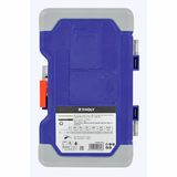 19 pieces - 6 taps DIN 342 + 6 hexagonal dies M3 to M10 + 1 tap wrench + 6 TiN coated rectified HSS drill bits  - TIVOLY - tapping - Reference: 11900970015 - Vue 3 - Professional Tool