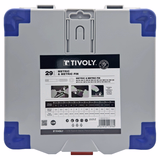 29 pièces -12 tarauds + 12 filières M3 à M12 + 2 tournes à gauche + 1 porte-filière 25,4 + accessoires  - TIVOLY - taraudage - Référence: 11900970017 - Vue 3 - Outil professionnel